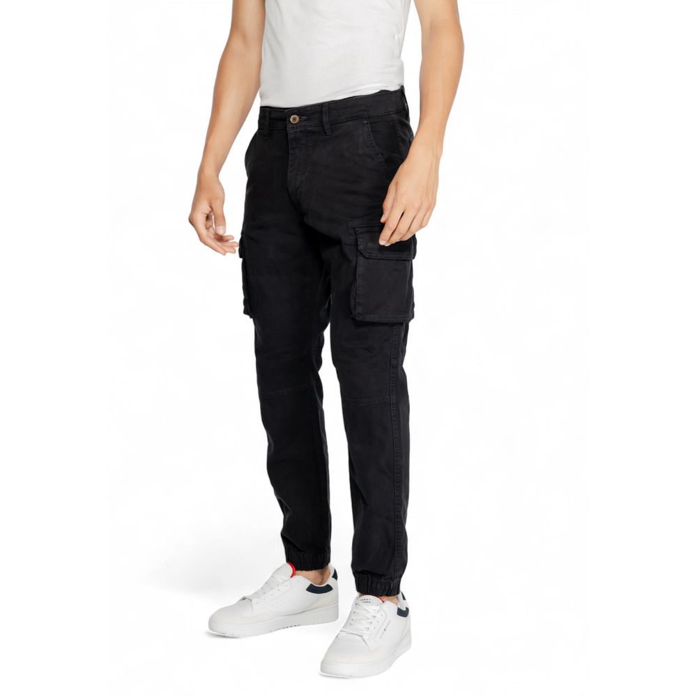 Gas Schwarze Baumwolljeans & Hose