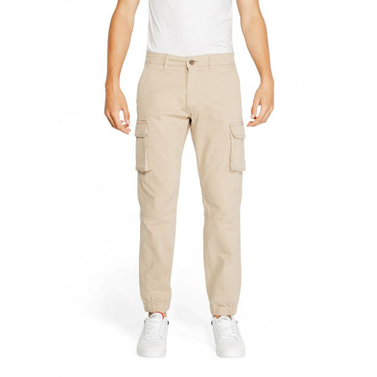 Gas Beige Baumwolljeans & Hose