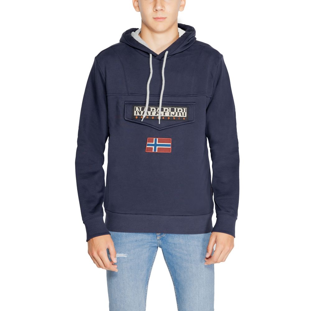 Napapijri Blauer Baumwollpullover