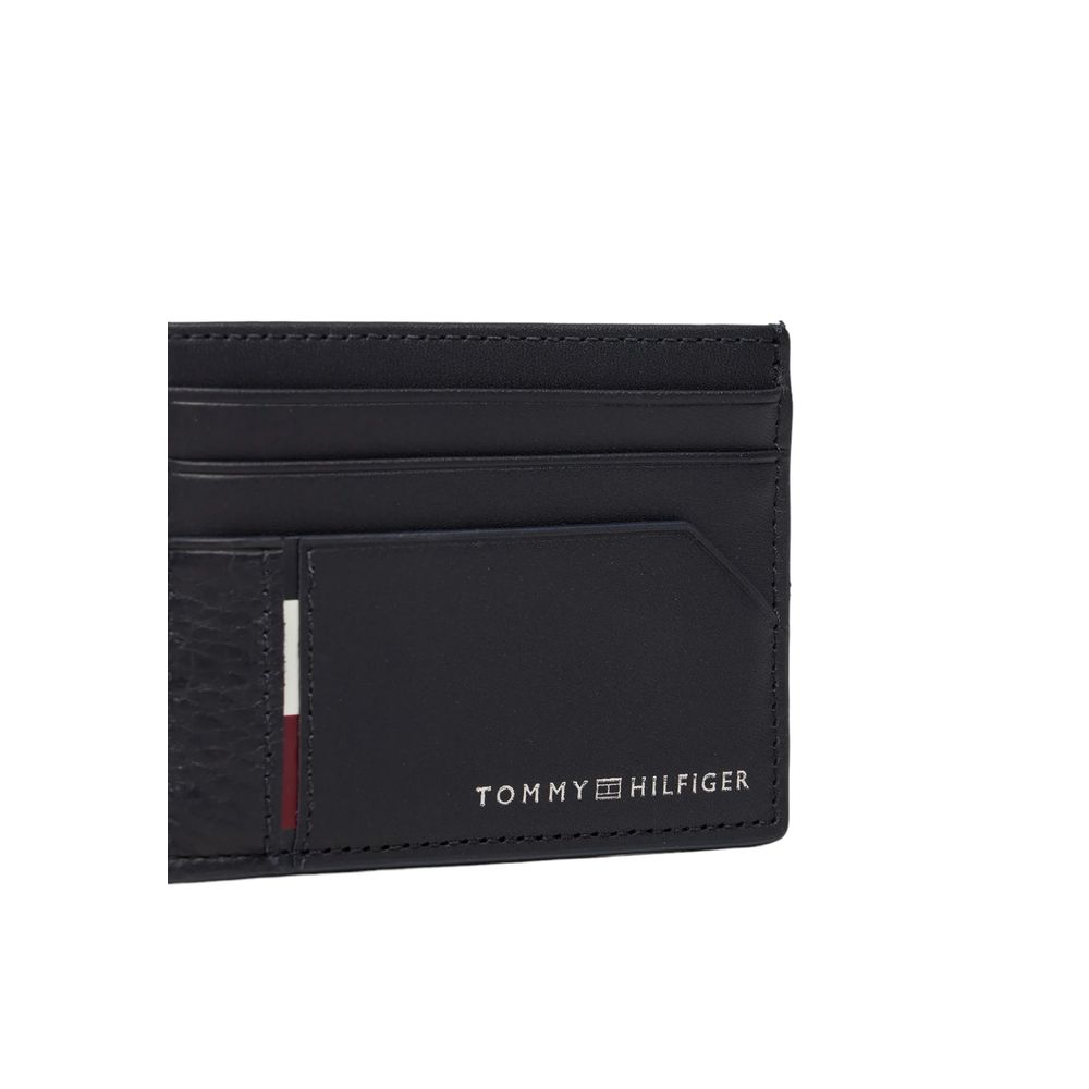 Tommy Hilfiger Blaues Leder Portemonnaie