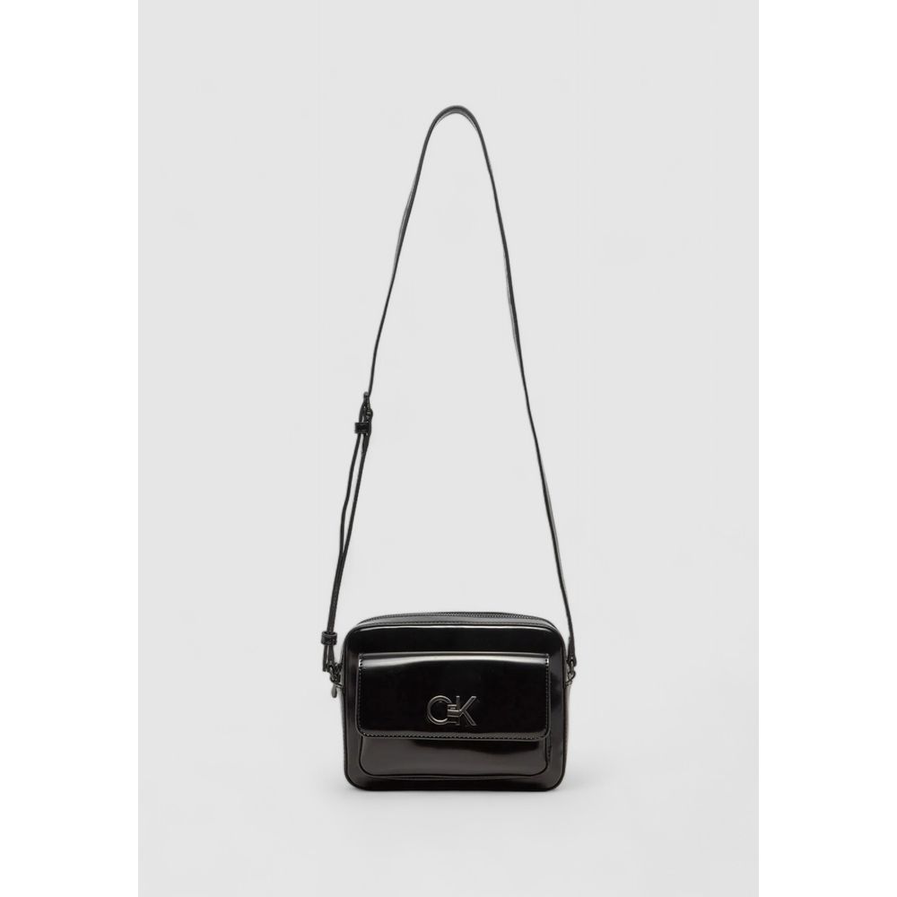 Calvin Klein Schwarze Polyethylen-Handtasche