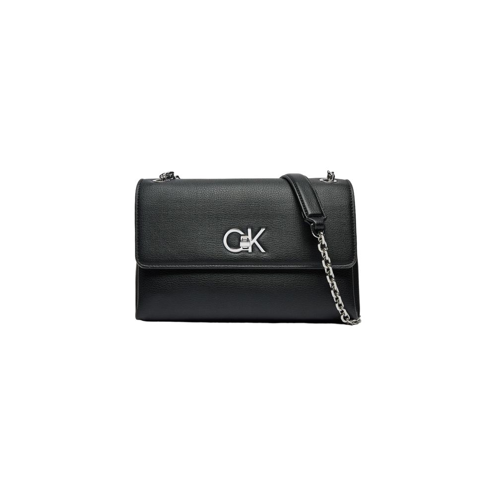 Calvin Klein Schwarze Polyethylen-Handtasche