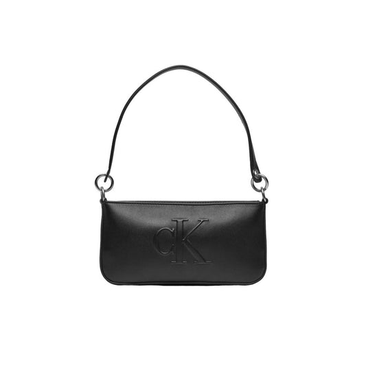 Calvin Klein Jeans Schwarze Polyethylen-Handtasche