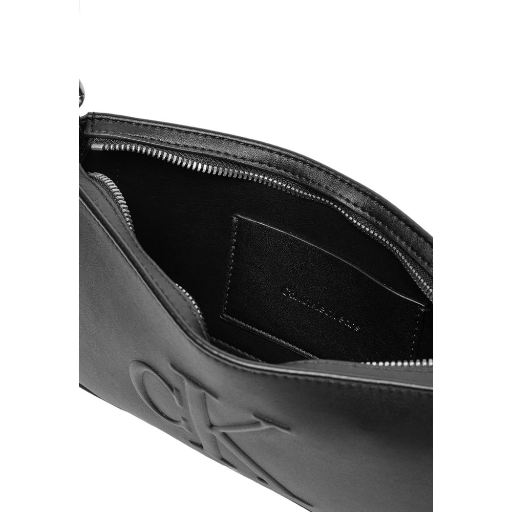 Calvin Klein Jeans Schwarze Polyethylen-Handtasche