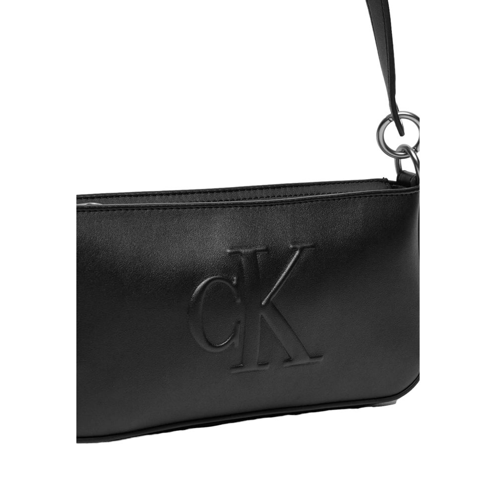 Calvin Klein Jeans Schwarze Polyethylen-Handtasche