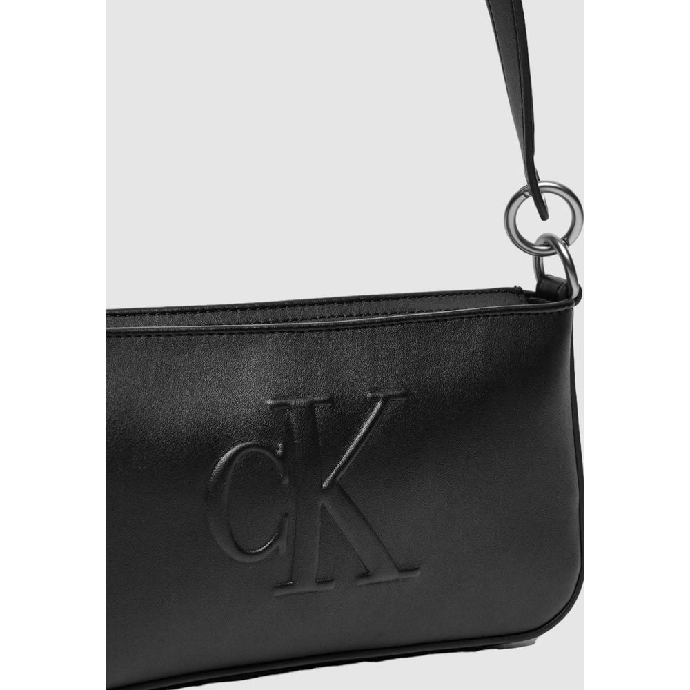 Calvin Klein Jeans Schwarze Polyethylen-Handtasche