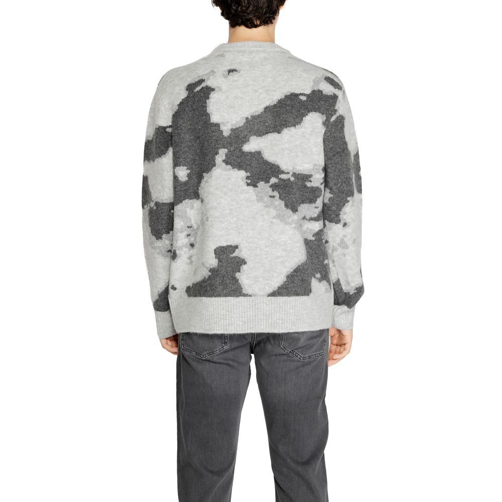 Jack Jones Grauer Pullover aus Acryl