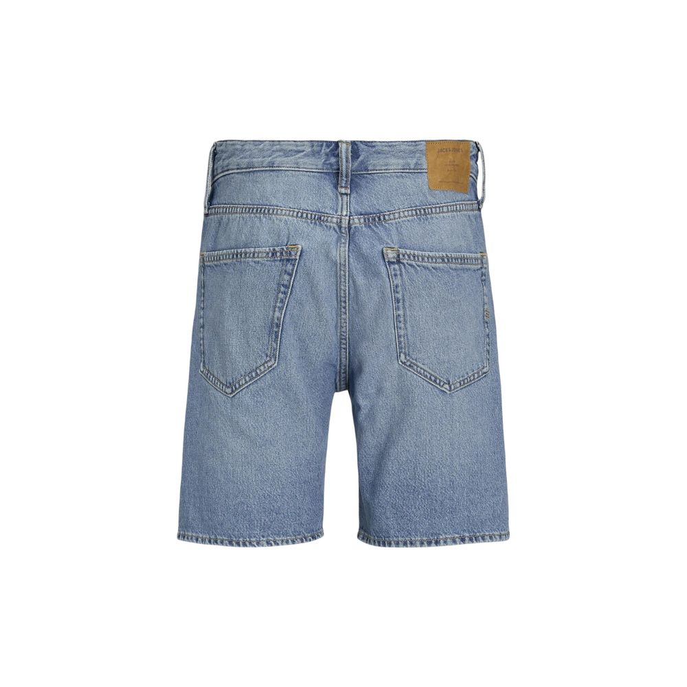 Jack Jones Blaue Baumwollshorts