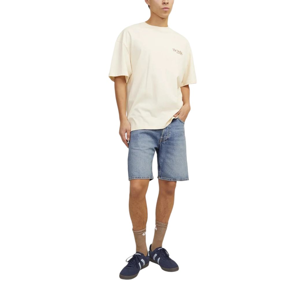 Jack Jones Blaue Baumwollshorts