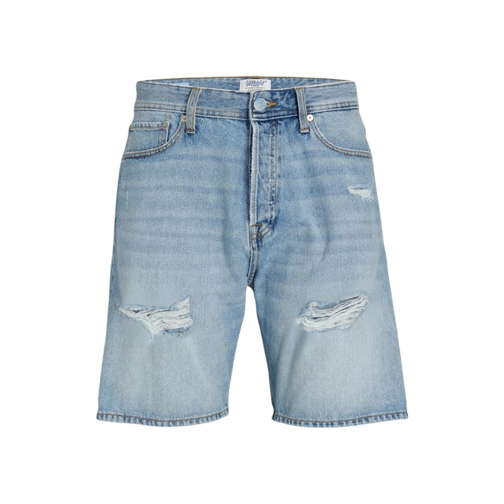 Jack Jones Hellblaue Baumwollshorts