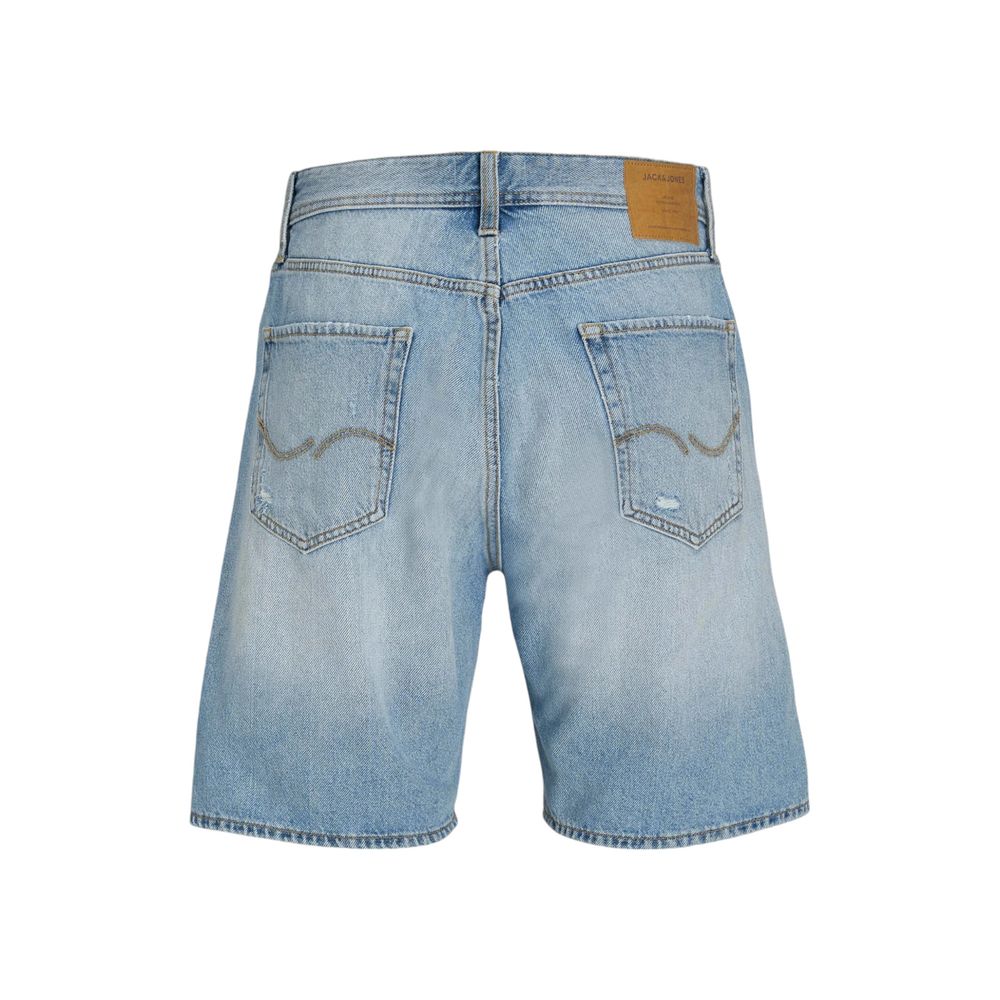 Jack Jones Hellblaue Baumwollshorts