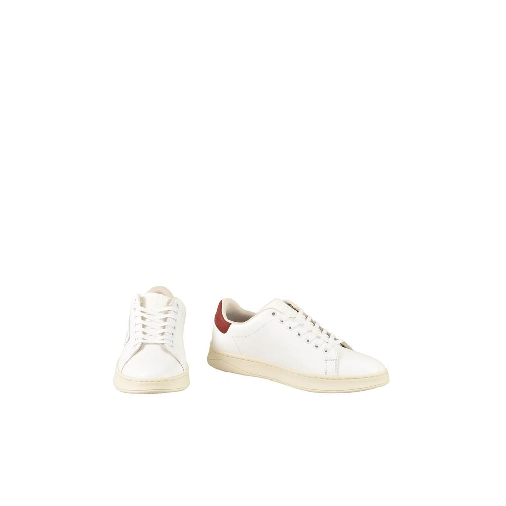 Diesel Bordeaux Leder Sneaker