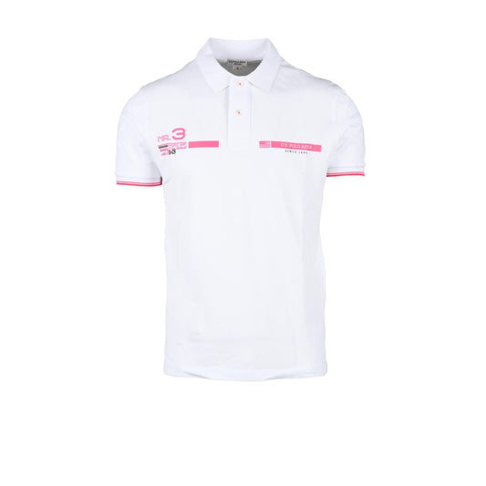 U.S. POLO ASSN. Weißes Baumwoll-Poloshirt