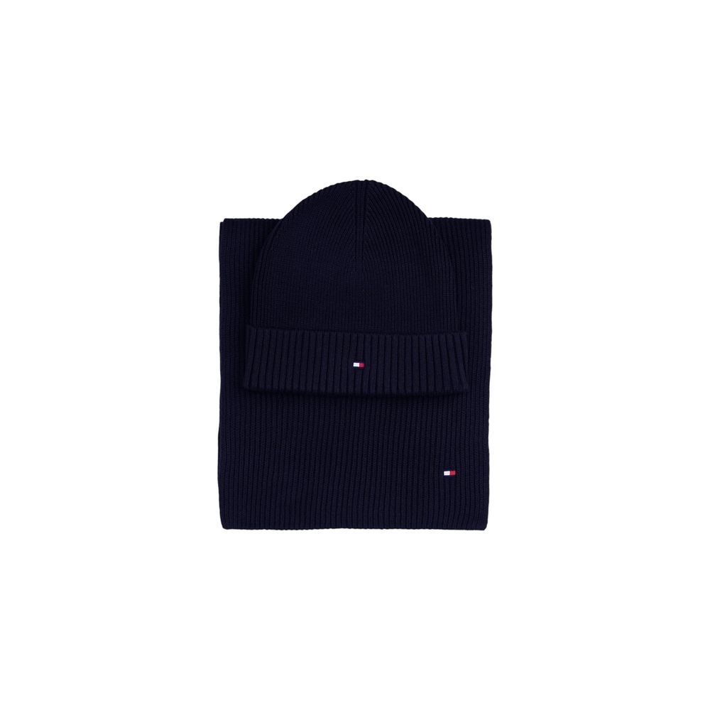 Tommy Hilfiger Blauer Baumwollschal