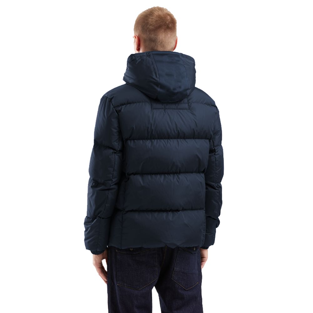 Refrigiwear Blaue Nylonjacke