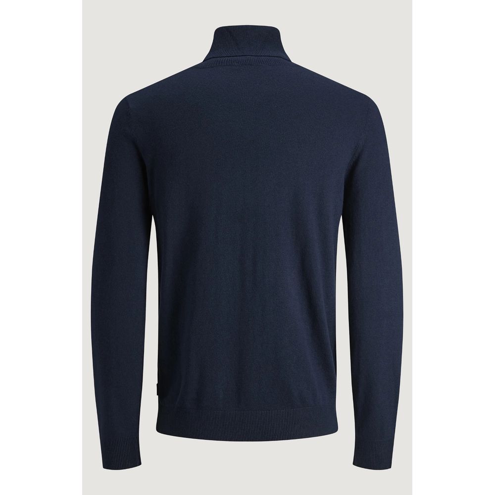 Jack Jones Blauer Baumwollpullover