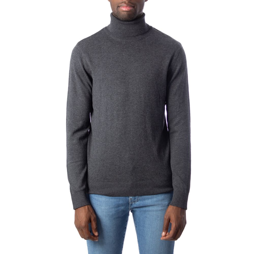 Jack Jones Grauer Baumwollpullover