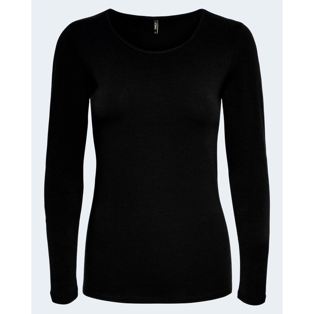 Only Schwarze Baumwolle Tops & T-Shirt