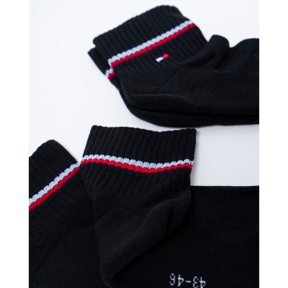 Tommy Hilfiger Schwarze Baumwollsocke