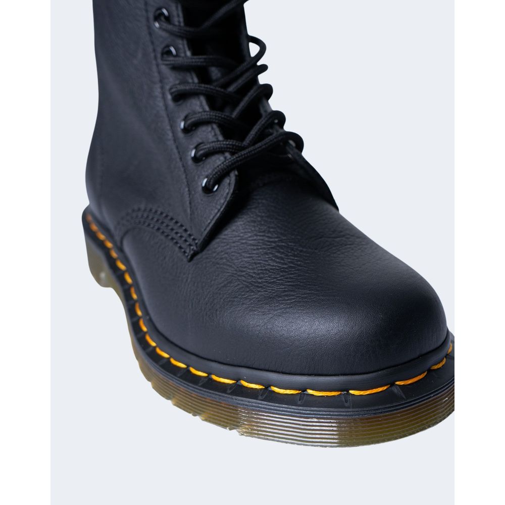 Dr. Martens Schwarzer Lederstiefel