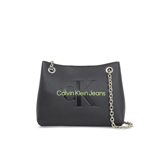 Calvin Klein Jeans Grüne Polyethylen-Handtasche