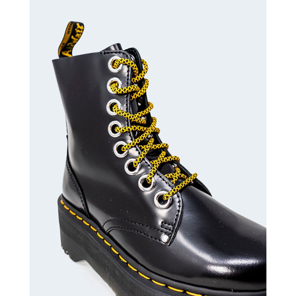 Dr. Martens Schwarzer Lederstiefel