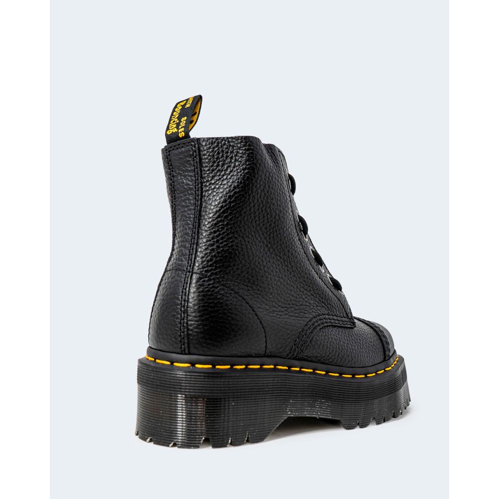 Dr. Martens Schwarzer Lederstiefel