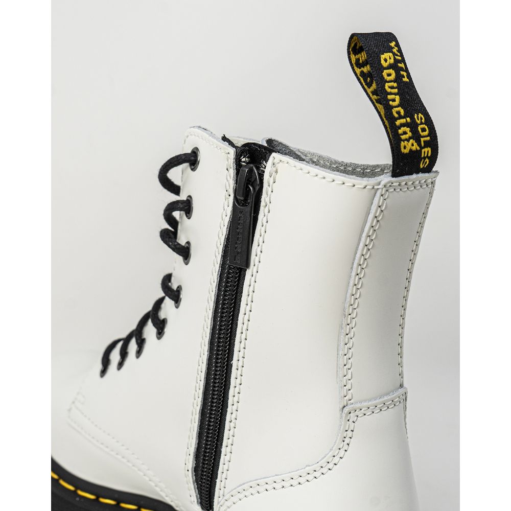 Dr. Martens Weißer Lederstiefel