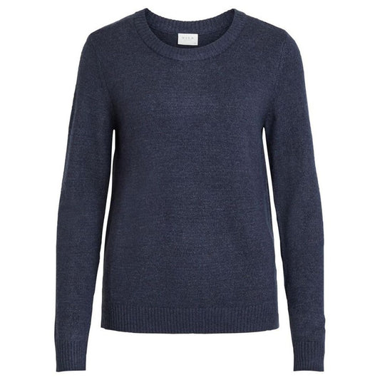 Vila Clothes Blauer Viskose-Pullover