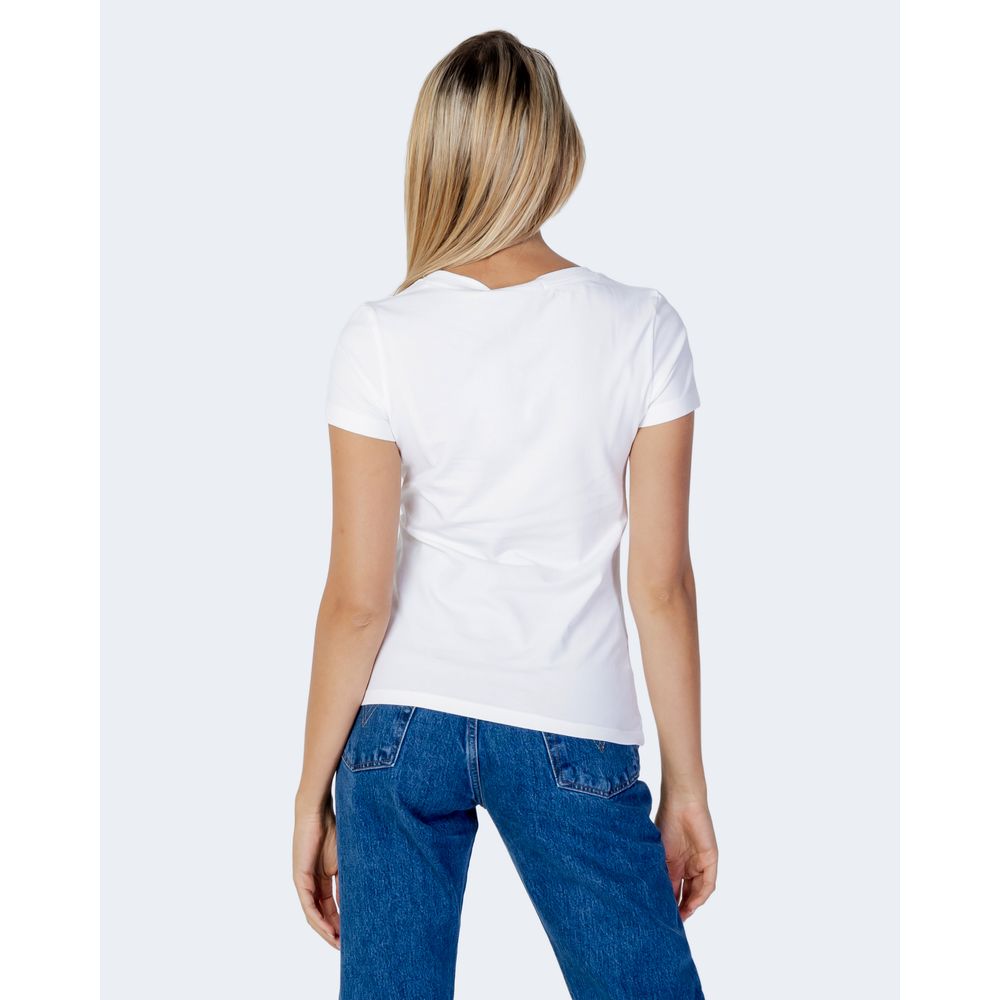 Calvin Klein Jeans Weiße Baumwoll-Oberteile & T-Shirt