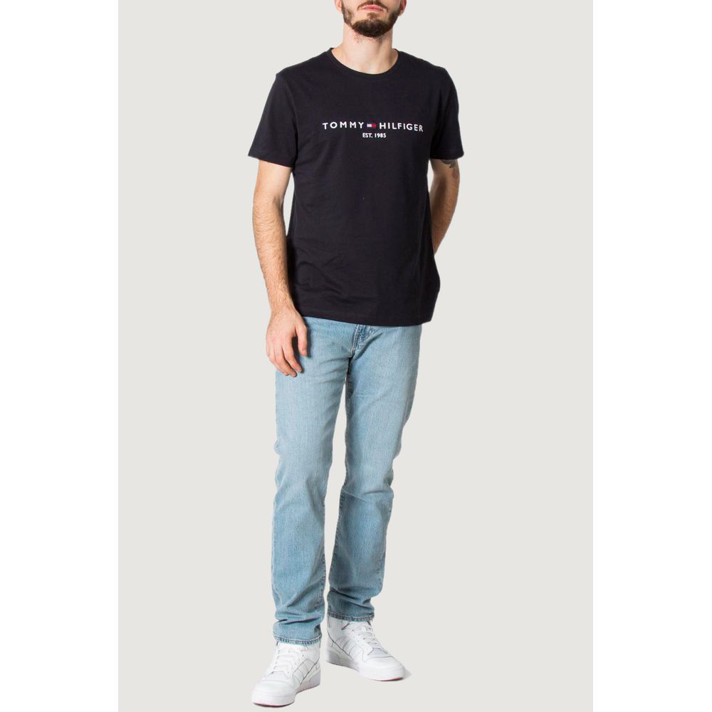 Tommy Hilfiger T-Shirt aus blauer Baumwolle