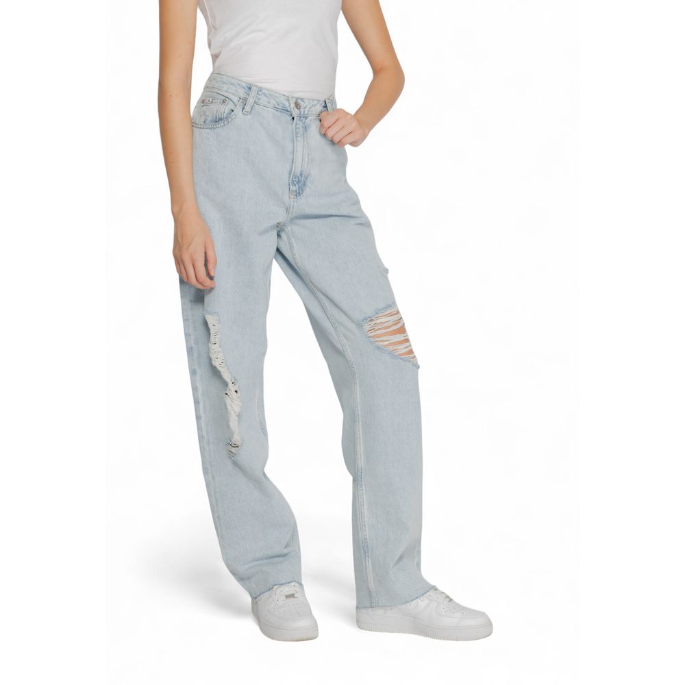 Calvin Klein Jeans Hellblaue Baumwolljeans & Hose