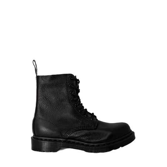 Dr. Martens Schwarzer Lederstiefel