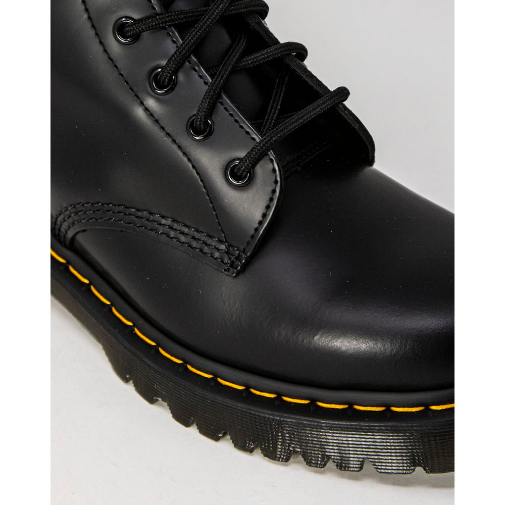 Dr. Martens Schwarzer Lederstiefel