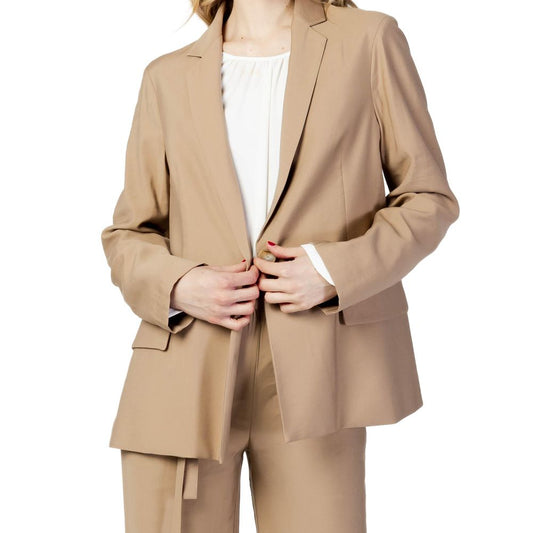 Sandro Ferrone Beige Baumwolle Anzüge & Blazer