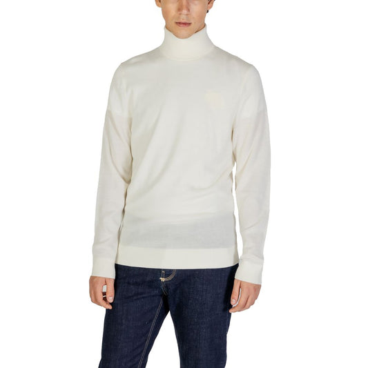 Calvin Klein Jeans Pullover aus cremefarbener Wolle