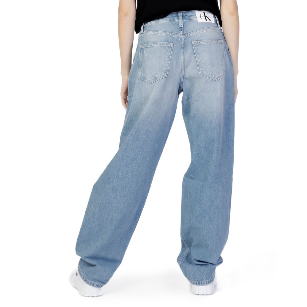 Calvin Klein Jeans Hellblaue Baumwolljeans & Hose