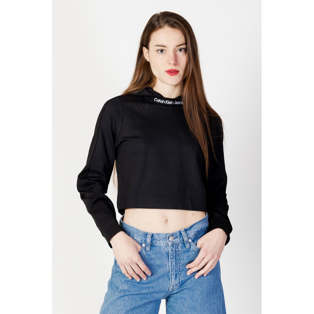 Calvin Klein Jeans Schwarze Viskose Tops & T-Shirt