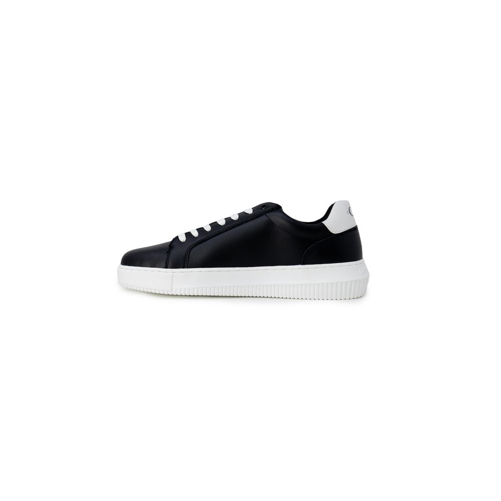 Calvin Klein Jeans Schwarzer Leder-Sneaker