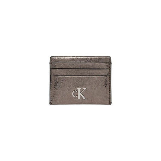 Calvin Klein Jeans Graue Polyethylen-Brieftasche