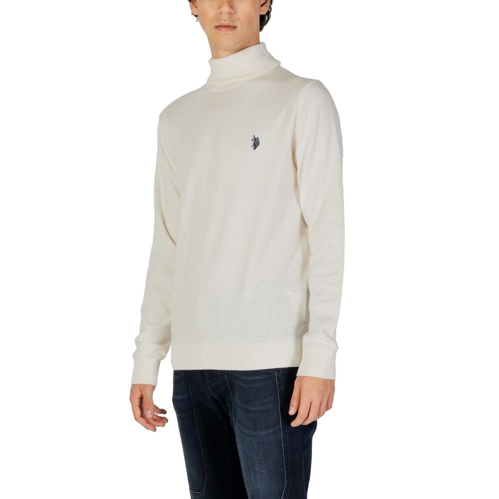 U.S. POLO ASSN. Weißer Baumwollpullover