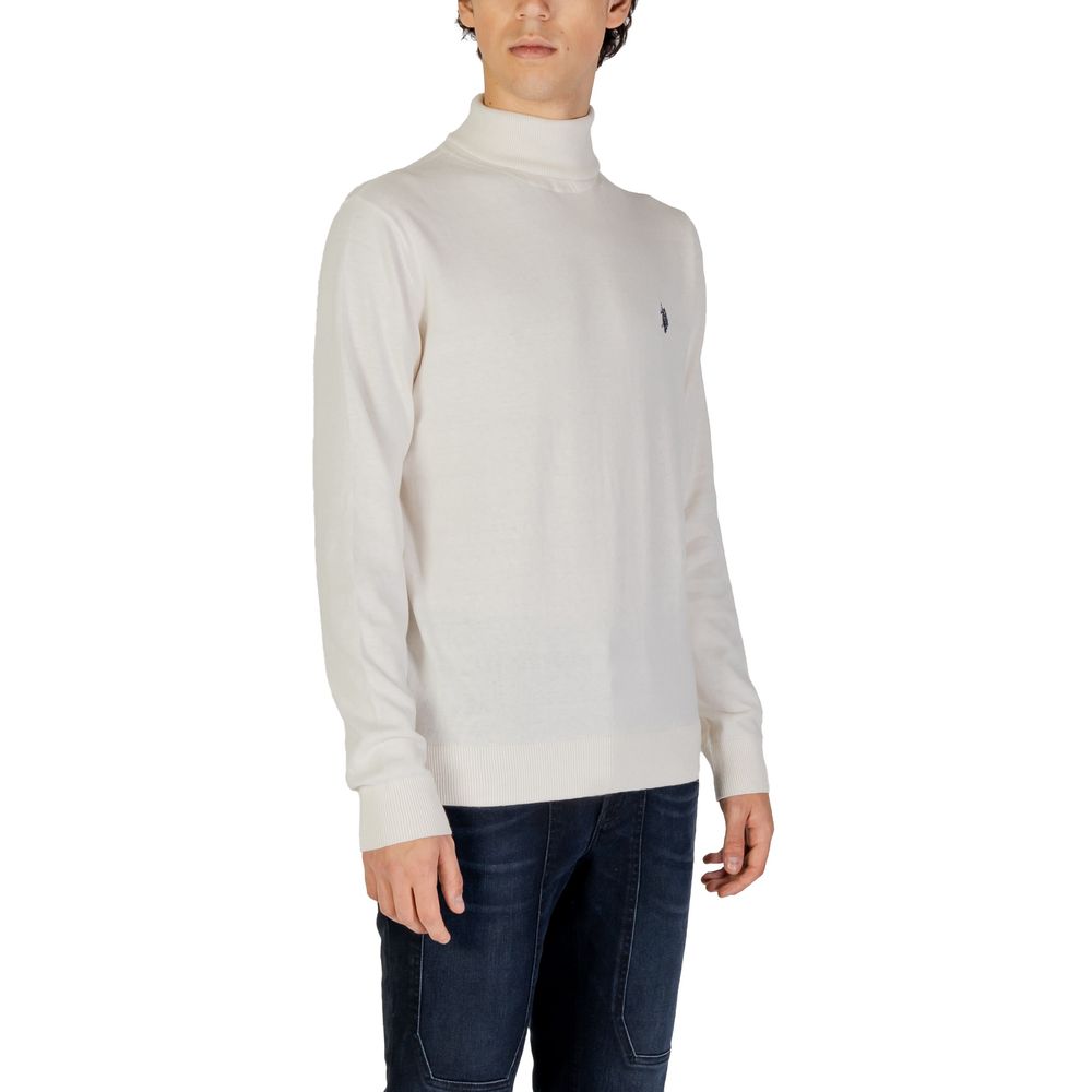 U.S. POLO ASSN. Weißer Baumwollpullover