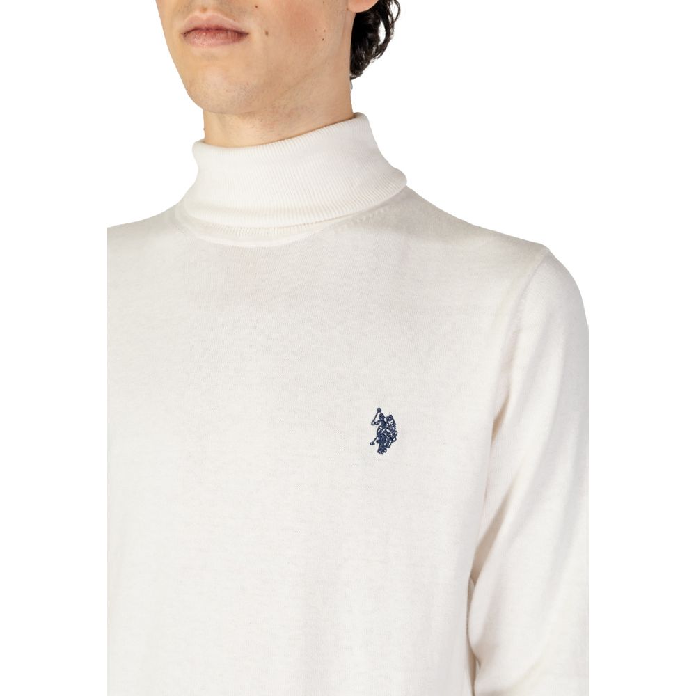 U.S. POLO ASSN. Weißer Baumwollpullover