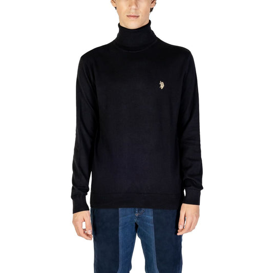 U.S. POLO ASSN. Schwarzer Baumwollpullover