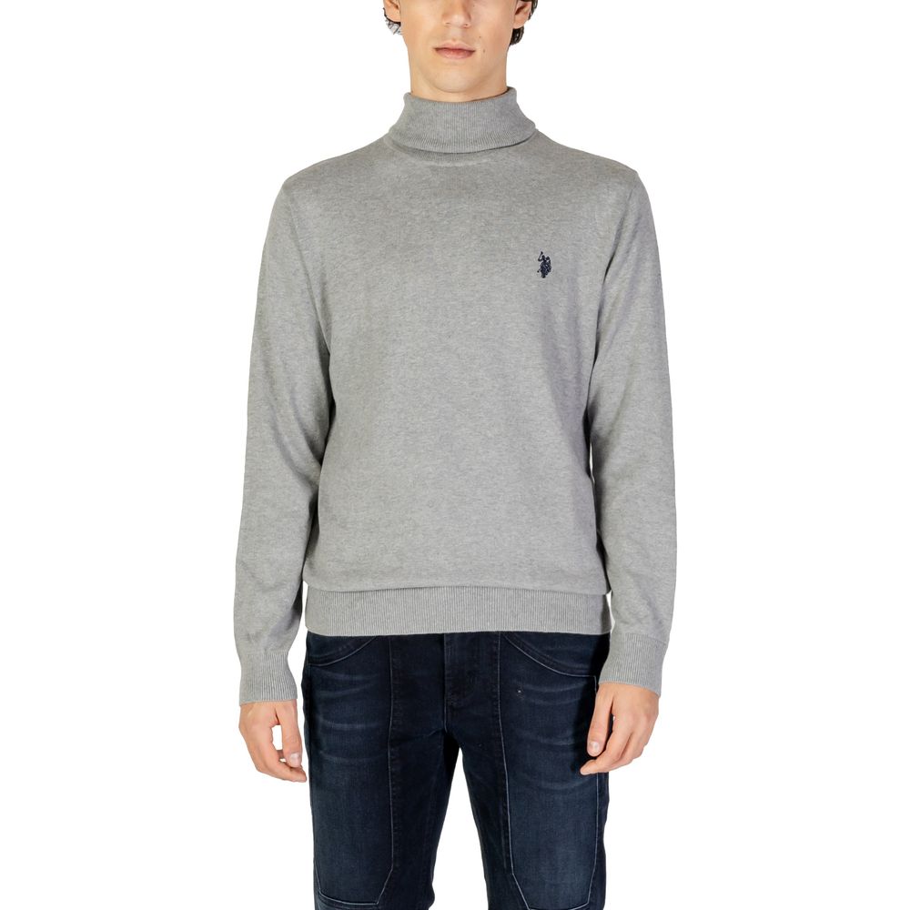 U.S. POLO ASSN. Grauer Baumwollpullover