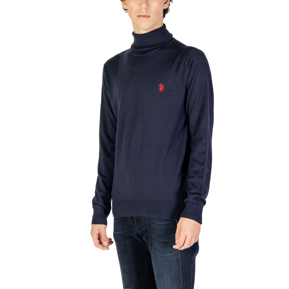 U.S. POLO ASSN. Blauer Baumwollpullover