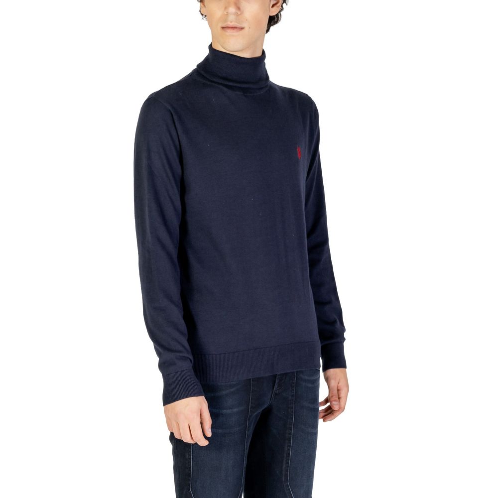 U.S. POLO ASSN. Blauer Baumwollpullover