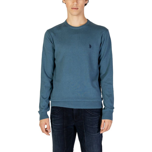 U.S. POLO ASSN. Blauer Baumwollpullover