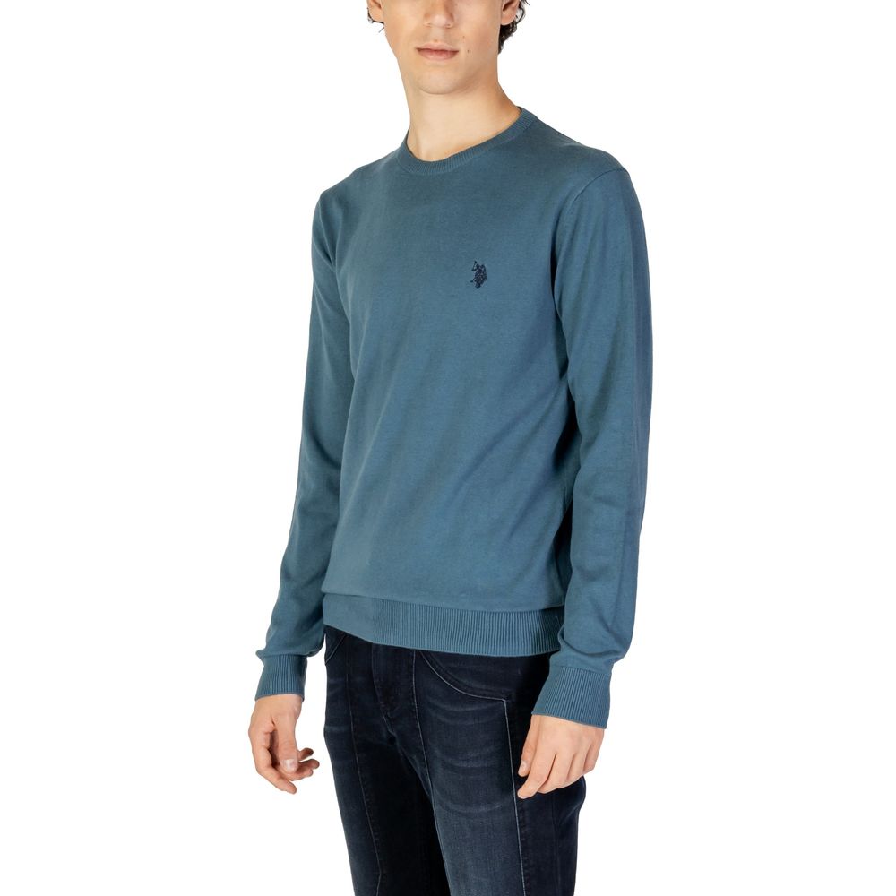 U.S. POLO ASSN. Blauer Baumwollpullover