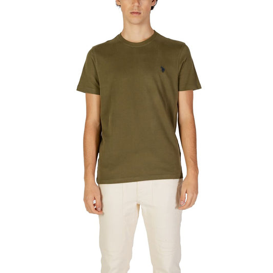 U.S. POLO ASSN. T-Shirt aus grüner Baumwolle